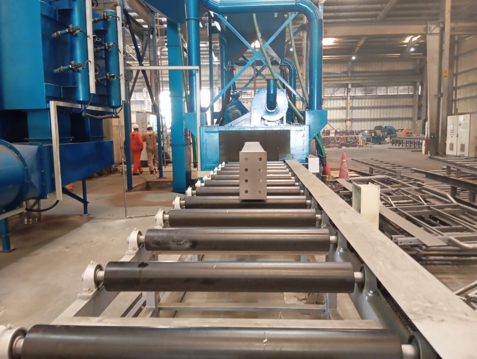 Roller Conveyor Type Shot Blasting Machine