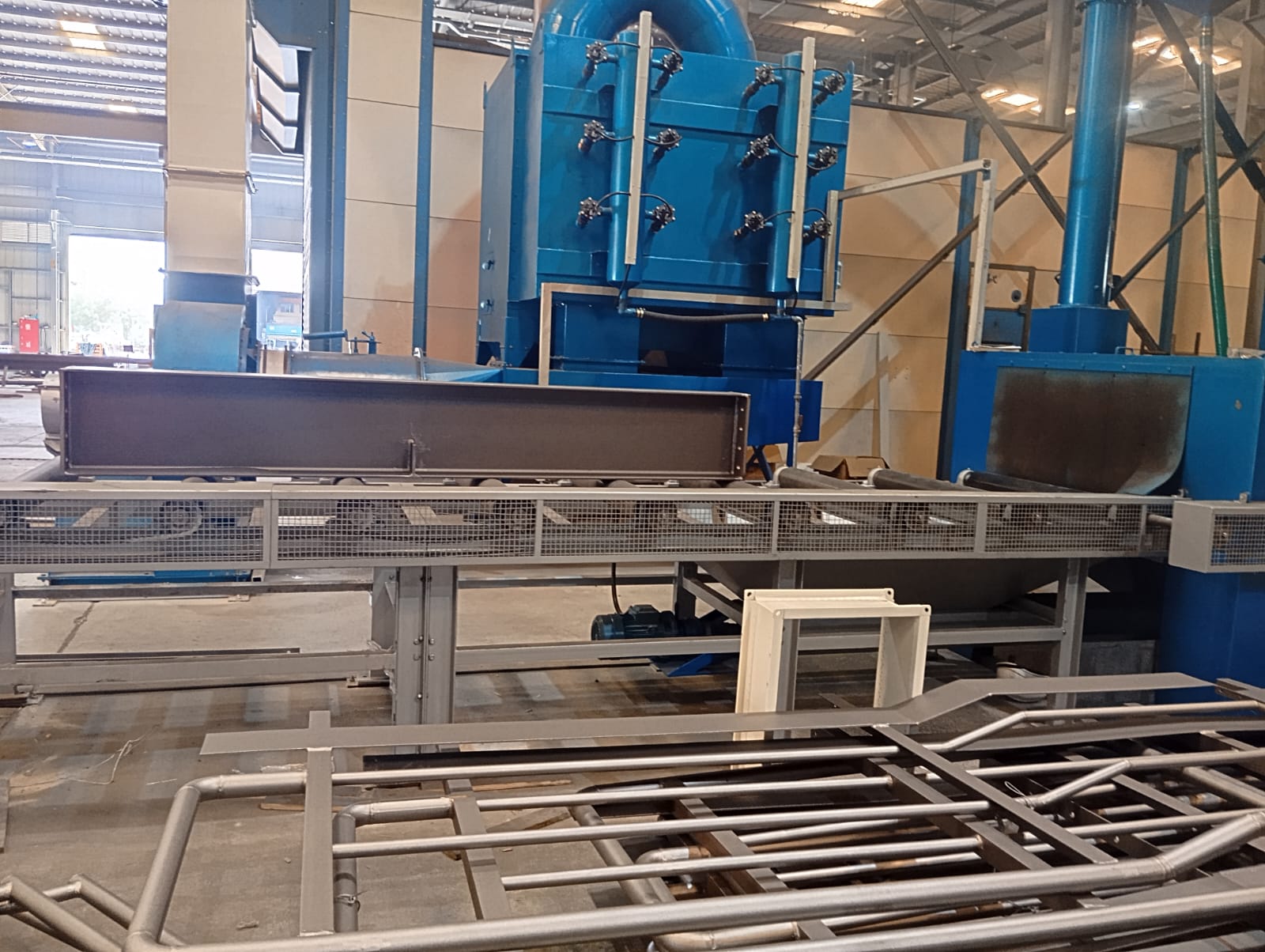 Roller Conveyor Shot Blasting System