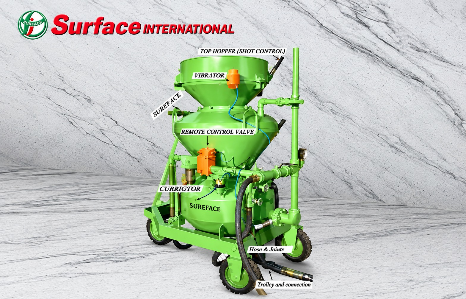 Hanger Type Airless Shot Blasting Machine